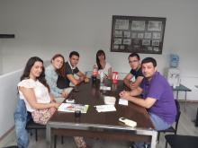 Meeting with the representatives of the Students Parliament of the University of Niš